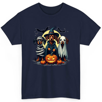 Dachshund Halloween Costumes dachshunds T-Shirt Navy product mockup