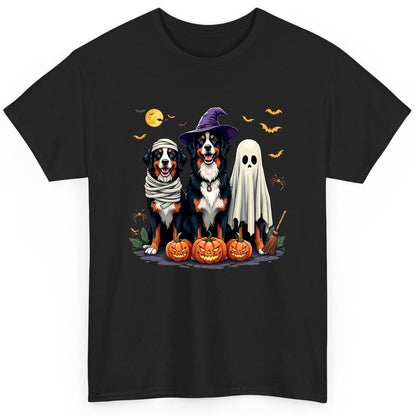 Halloween Bernese Mountain Dogs bernese mountain dog T-Shirt Black product mockup