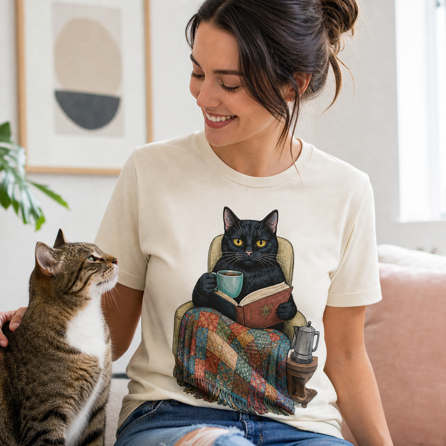 Funny graphic shirts for cat lovers