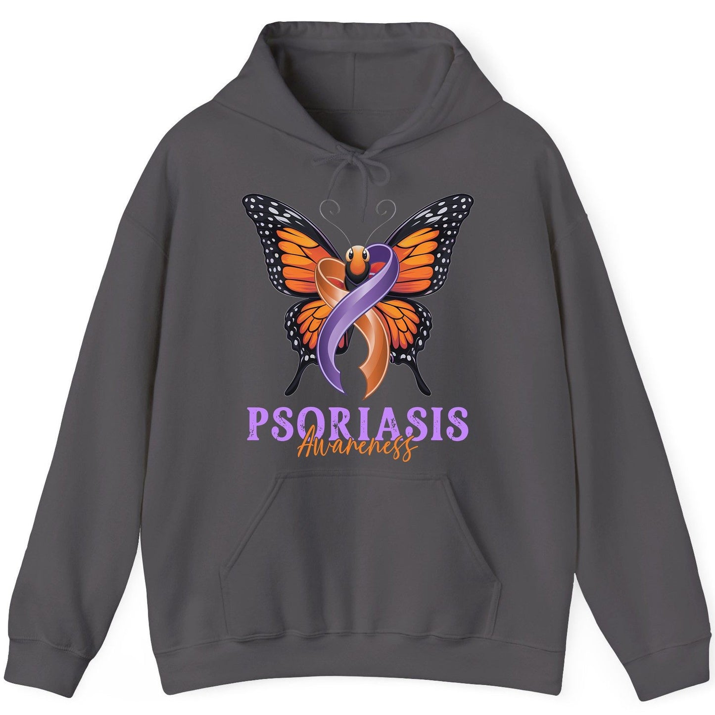 Psoriasis Awareness psoriasis awareness Hoodie Charcoal product mockup