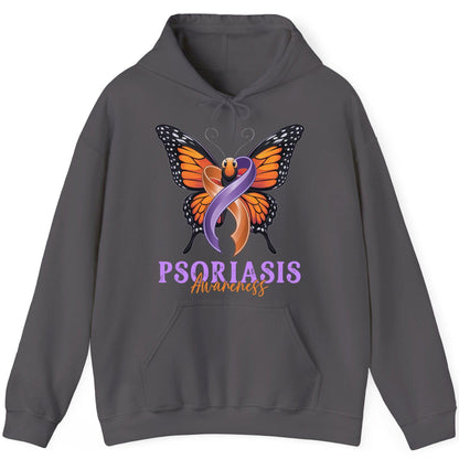 Psoriasis Awareness psoriasis awareness Hoodie Charcoal product mockup