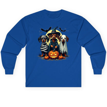 Dachshund Halloween Costumes dachshunds Long Sleeve Tee Royal product mockup