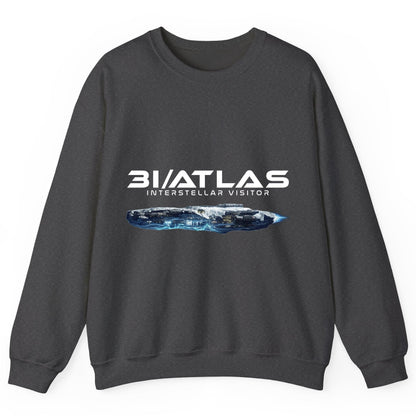 31 Atlas Interstellar Visitor sci-fi spaceship Sweatshirt Dark Heather product mockup