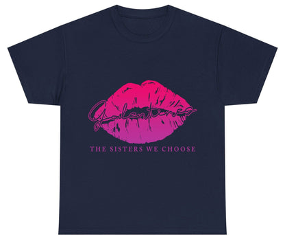 Galentines the Sisters We Choose galentine's day Youth T-Shirt Navy product mockup