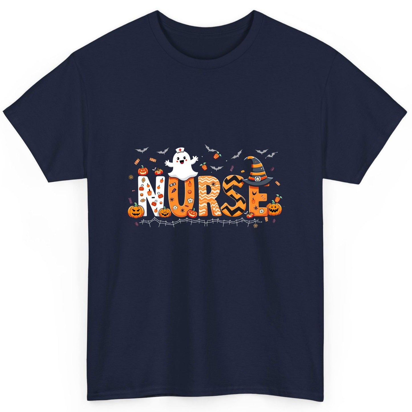 Nurse Halloween T-Shirt Navy product mockup