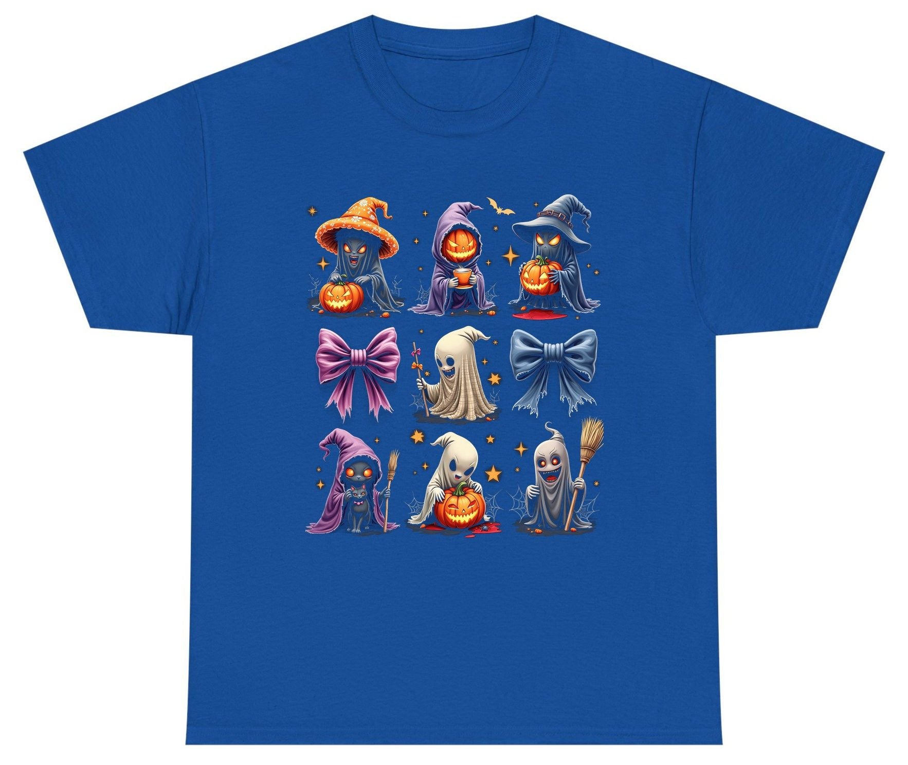 Spooky Cute Halloween Characters Halloween characters Youth T-Shirt Royal product mockup