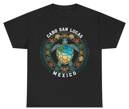 Cabo San Lucas Mexico sea turtle Youth T-Shirt Black product mockup