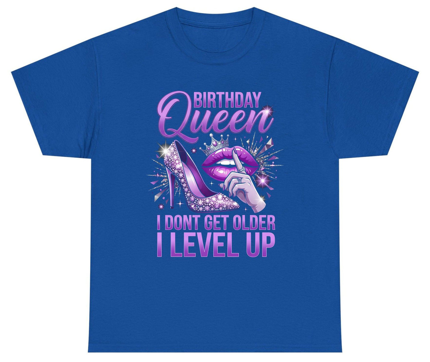 Birthday Queen I Don't Get Older I Level Up birthday celebration Youth T-Shirt Royal product mockup