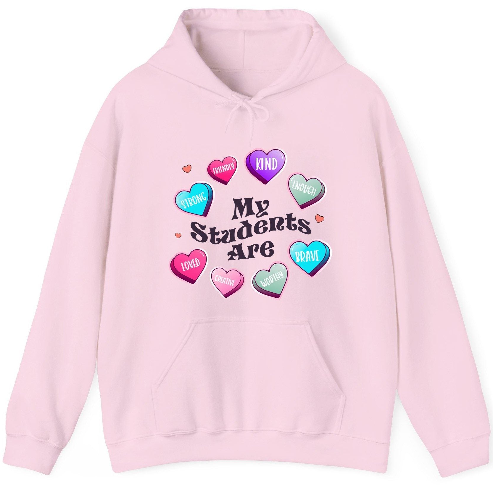 My Students Are teacher appreciation Hoodie Light Pink product mockup