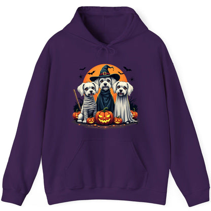 Halloween Dogs Costumes Halloween dogs Hoodie Purple product mockup