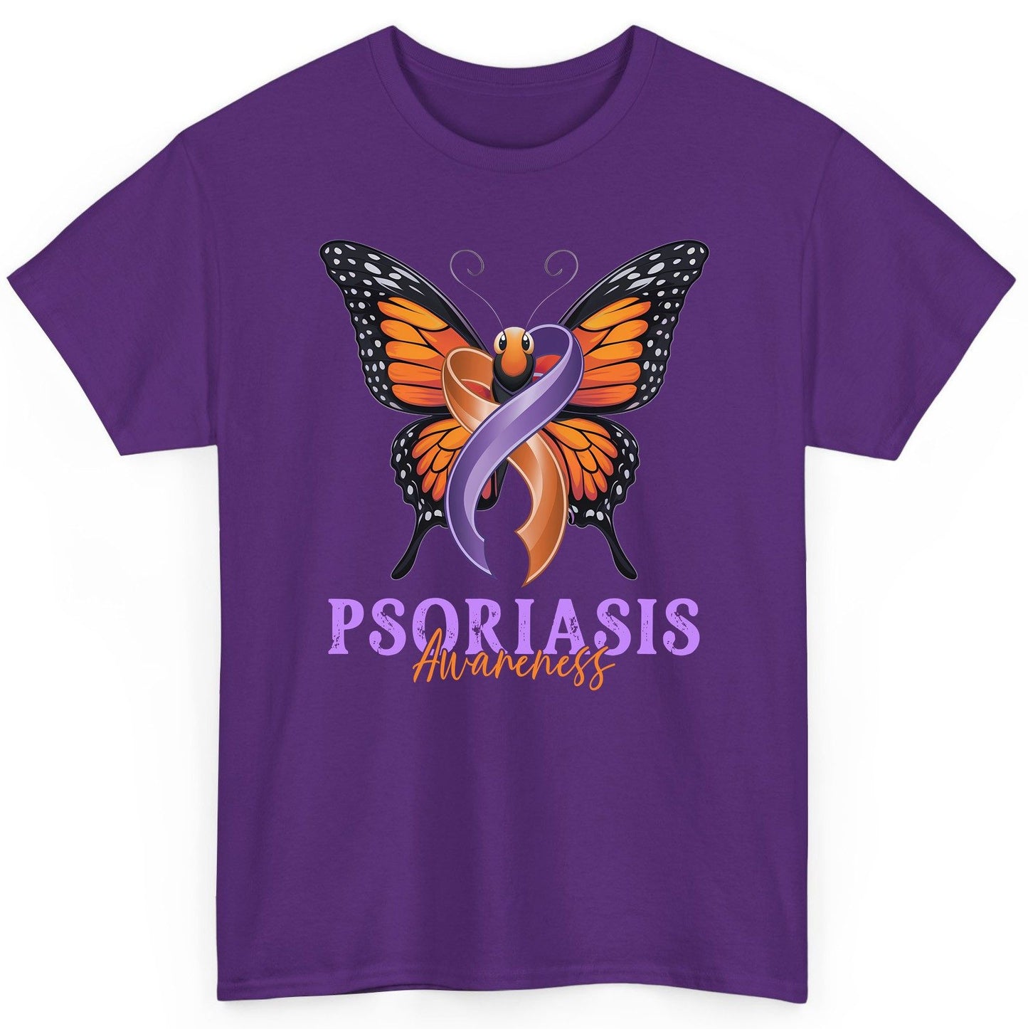 Psoriasis Awareness psoriasis awareness T-Shirt Purple product mockup
