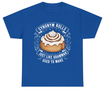 Synonym Rolls Just Like Grammar Used to Make grammar pun Youth T-Shirt Royal product mockup