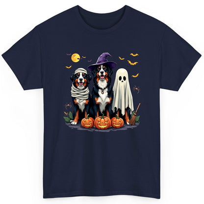 Halloween Bernese Mountain Dogs bernese mountain dog T-Shirt Navy product mockup