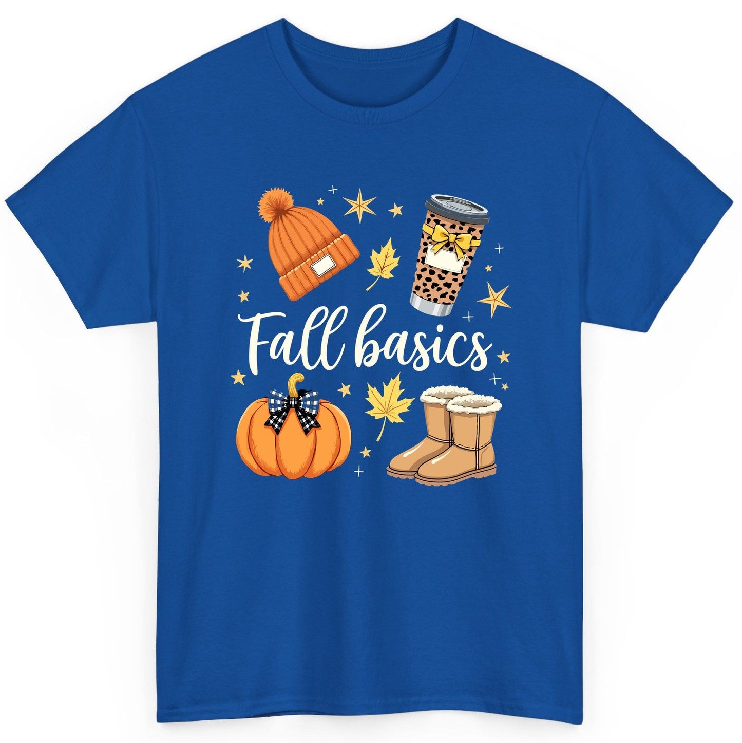 Fall Basics autumn essentials T-Shirt Royal product mockup