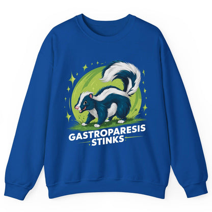 Gastroparesis Stinks gastroparesis awareness Sweatshirt Royal product mockup