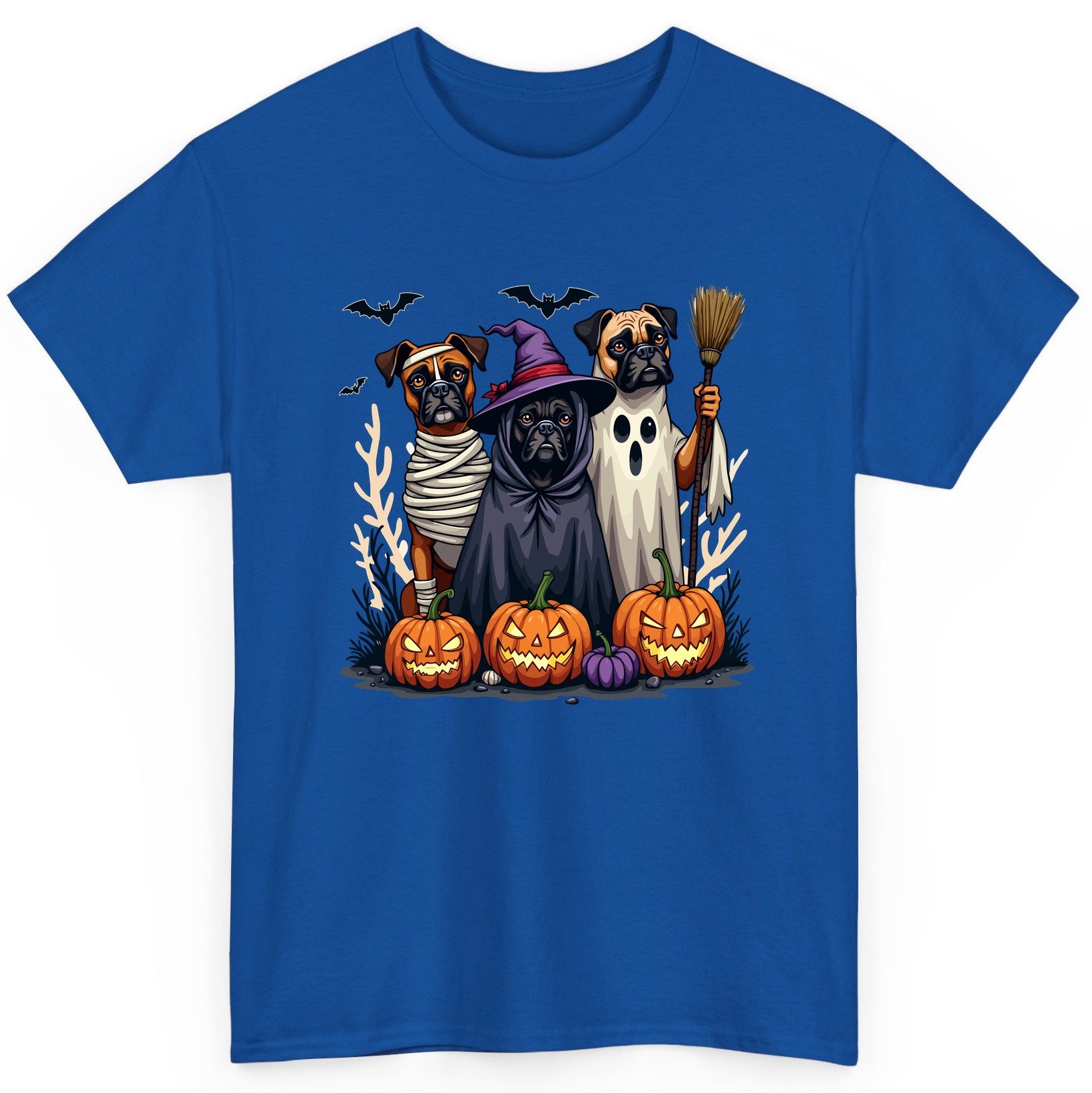 Halloween Dogs in Costume Halloween dogs T-Shirt Royal product mockup