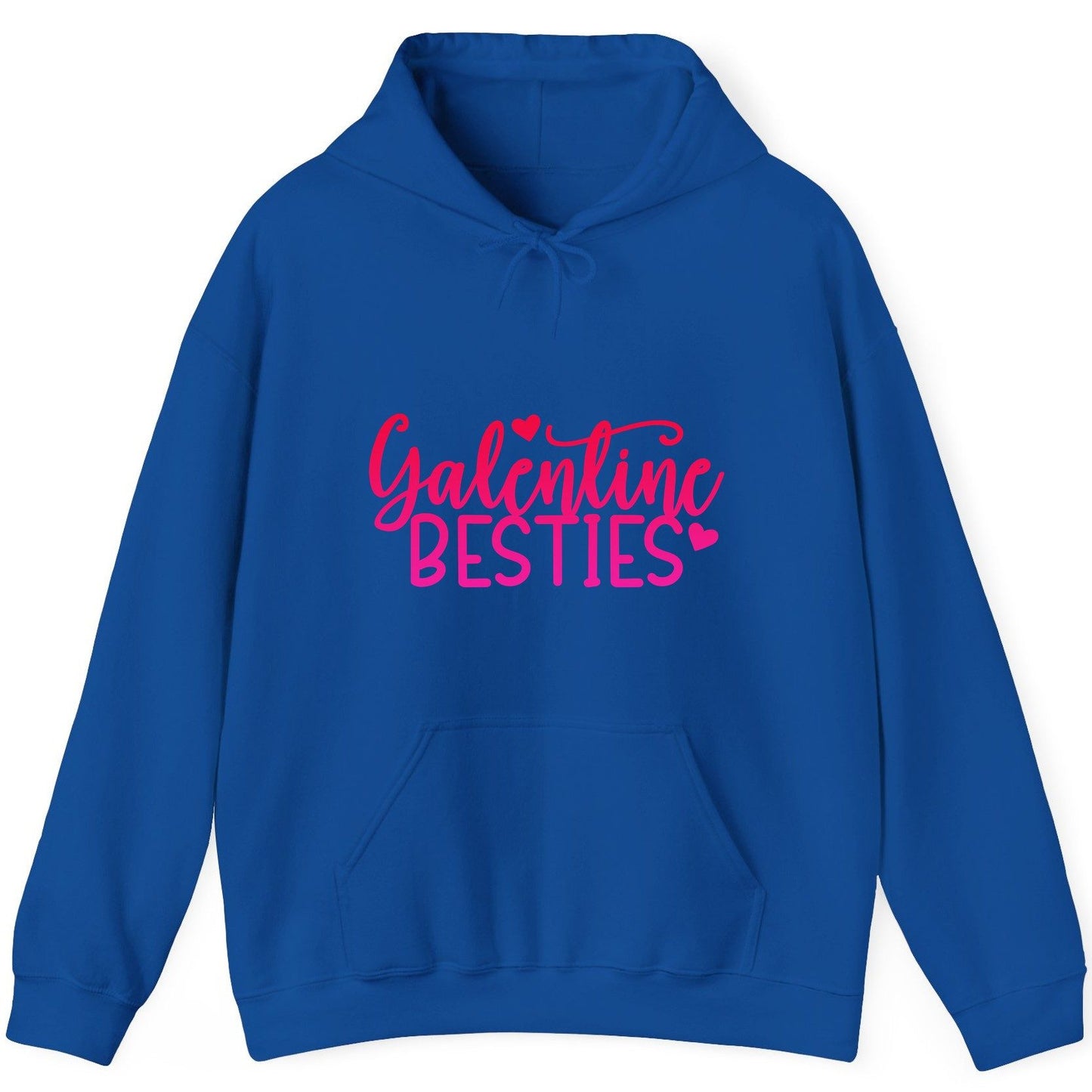 Galentine Besties galentine's day Hoodie Royal product mockup