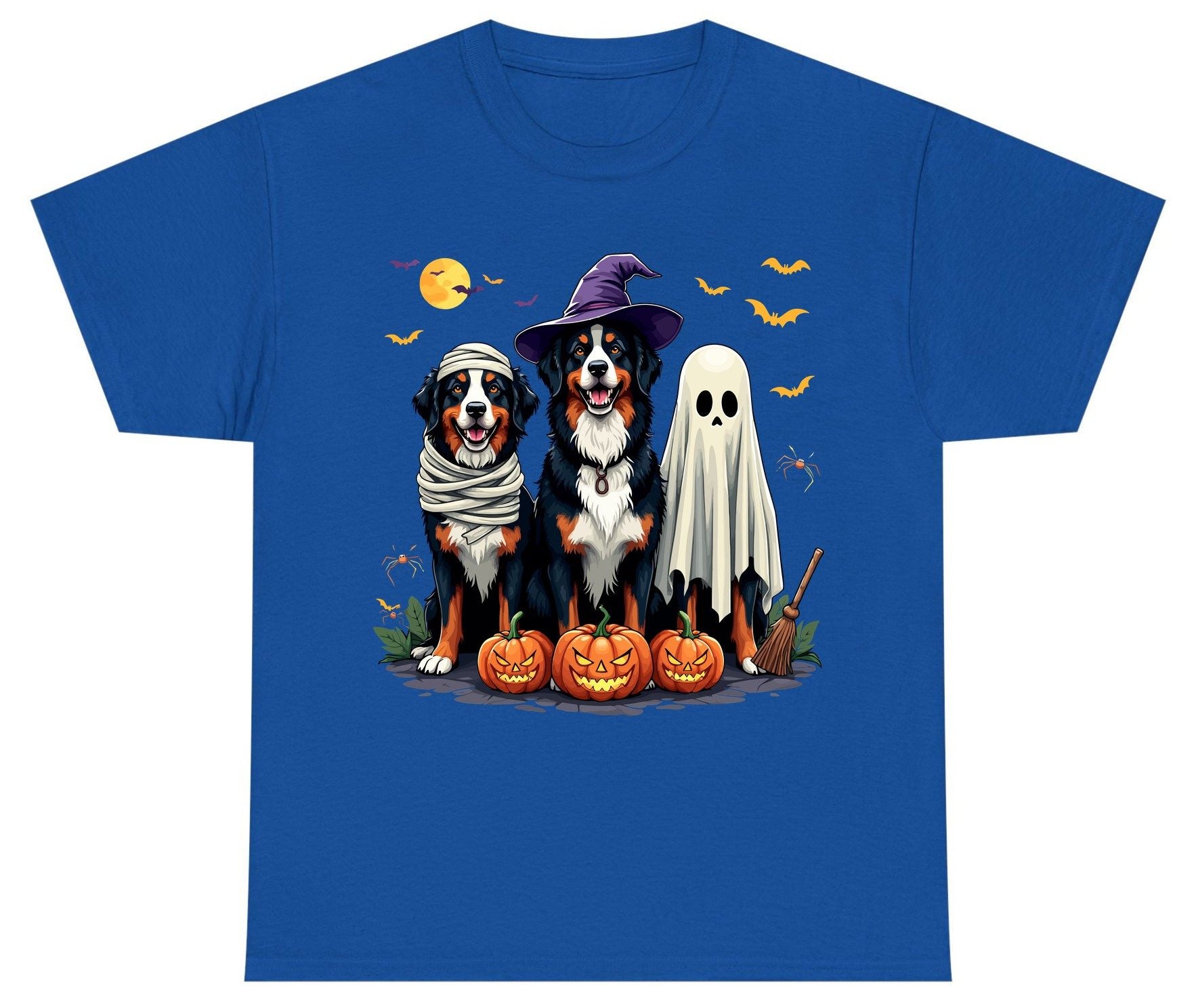 Halloween Bernese Mountain Dogs bernese mountain dog Youth T-Shirt Royal product mockup