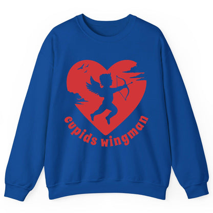 Cupids Wingman cupid Sweatshirt Royal product mockup