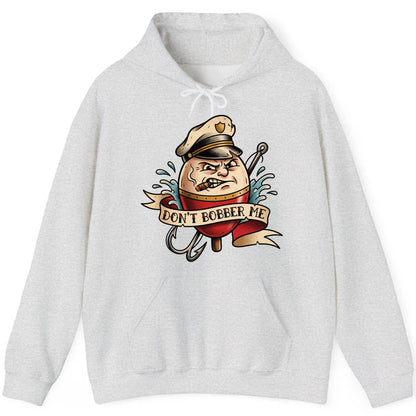 Don't Bobber Me fishing Hoodie Ash product mockup