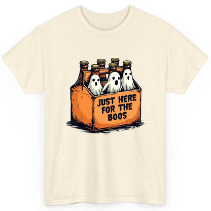 Just Here for the Boos Halloween T-Shirt Natural product mockup