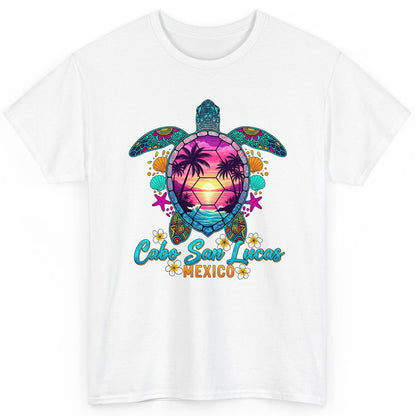 Cabo San Lucas Mexico sea turtle T-Shirt White product mockup