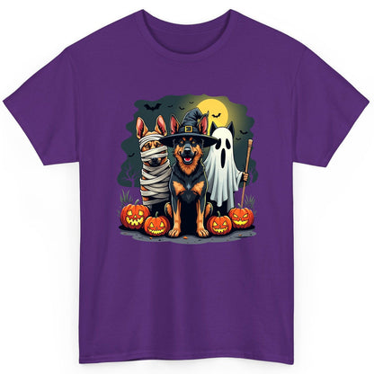 Halloween Dogs in Costumes Halloween dogs T-Shirt Purple product mockup