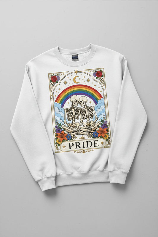 Pride Lgbtq Sweatshirt - product mockup - White