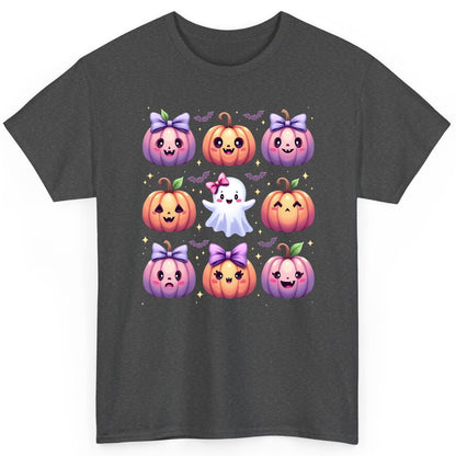 Kawaii Halloween Pumpkins kawaii Halloween T-Shirt Dark Heather product mockup