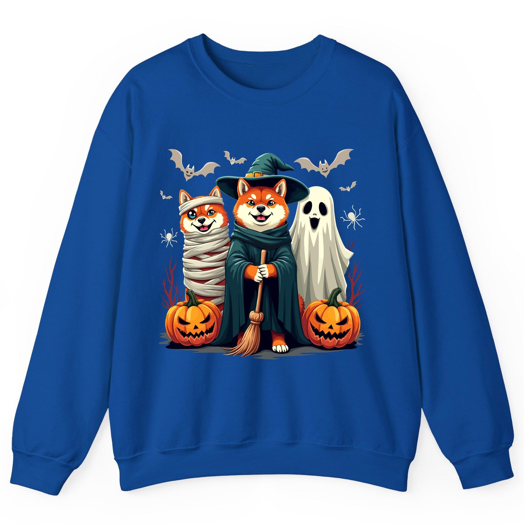 Shiba Inu Halloween Costumes shiba inu Sweatshirt Royal product mockup