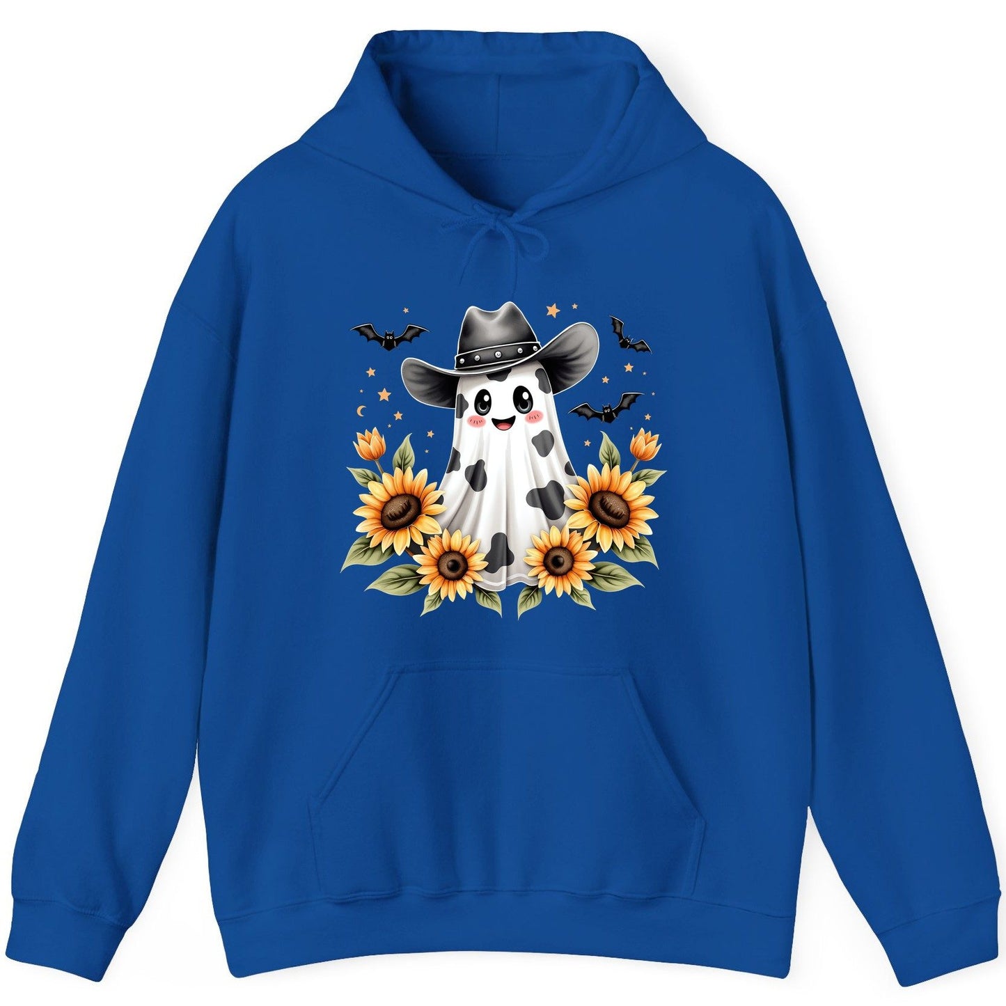 Cowboy Ghost Sunflowers cowboy ghost Hoodie Royal product mockup