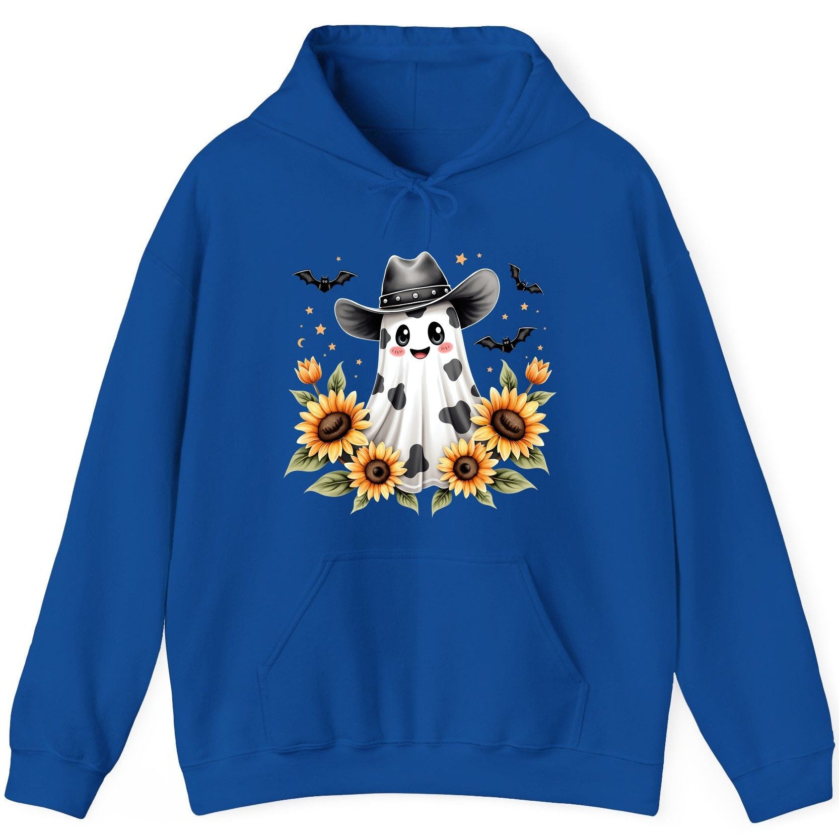 Cowboy Ghost Sunflowers cowboy ghost Hoodie Royal product mockup