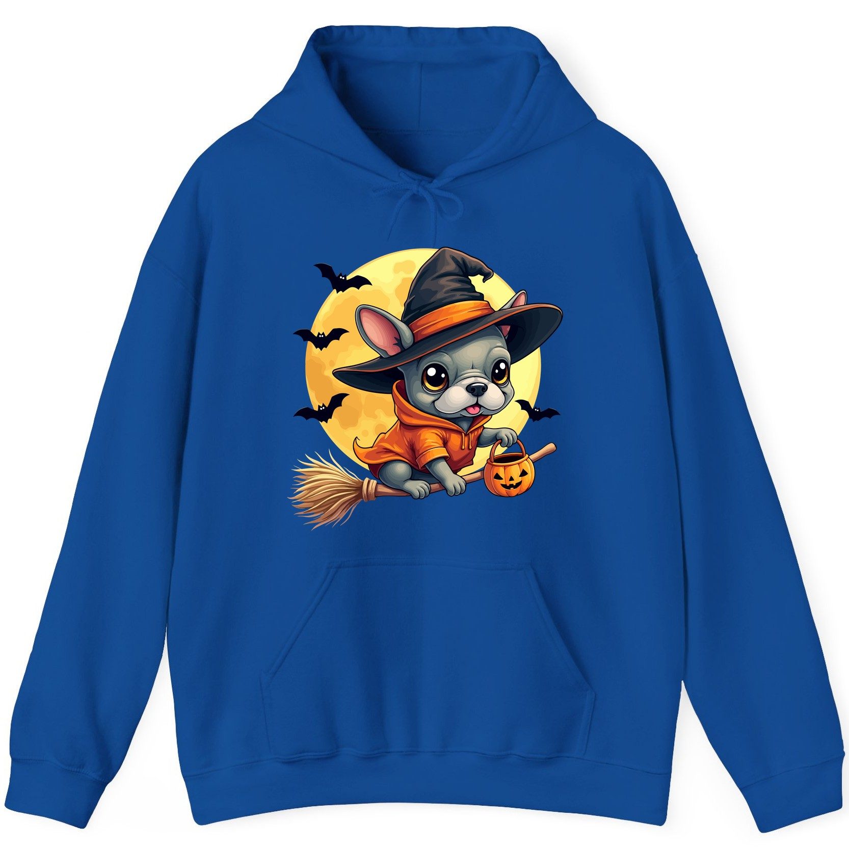 Cute Witch French Bulldog french bulldog Hoodie Royal product mockup