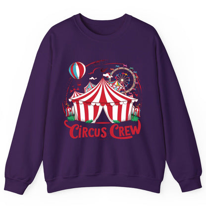 Circus Crew circus Sweatshirt Purple product mockup