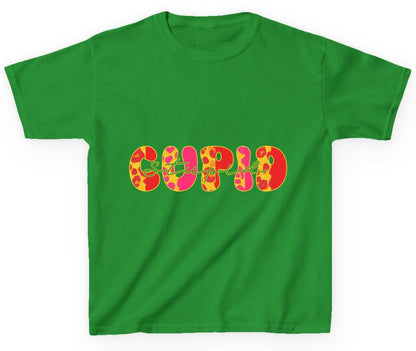 Stupid Cupid anti-Valentine's Day Youth T-Shirt Irish Green product mockup