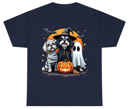 Halloween Dogs Costumes Halloween dogs Youth T-Shirt Navy product mockup