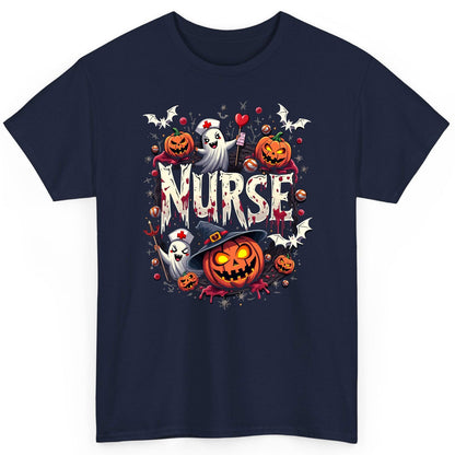 Nurse Halloween nurse T-Shirt Navy product mockup