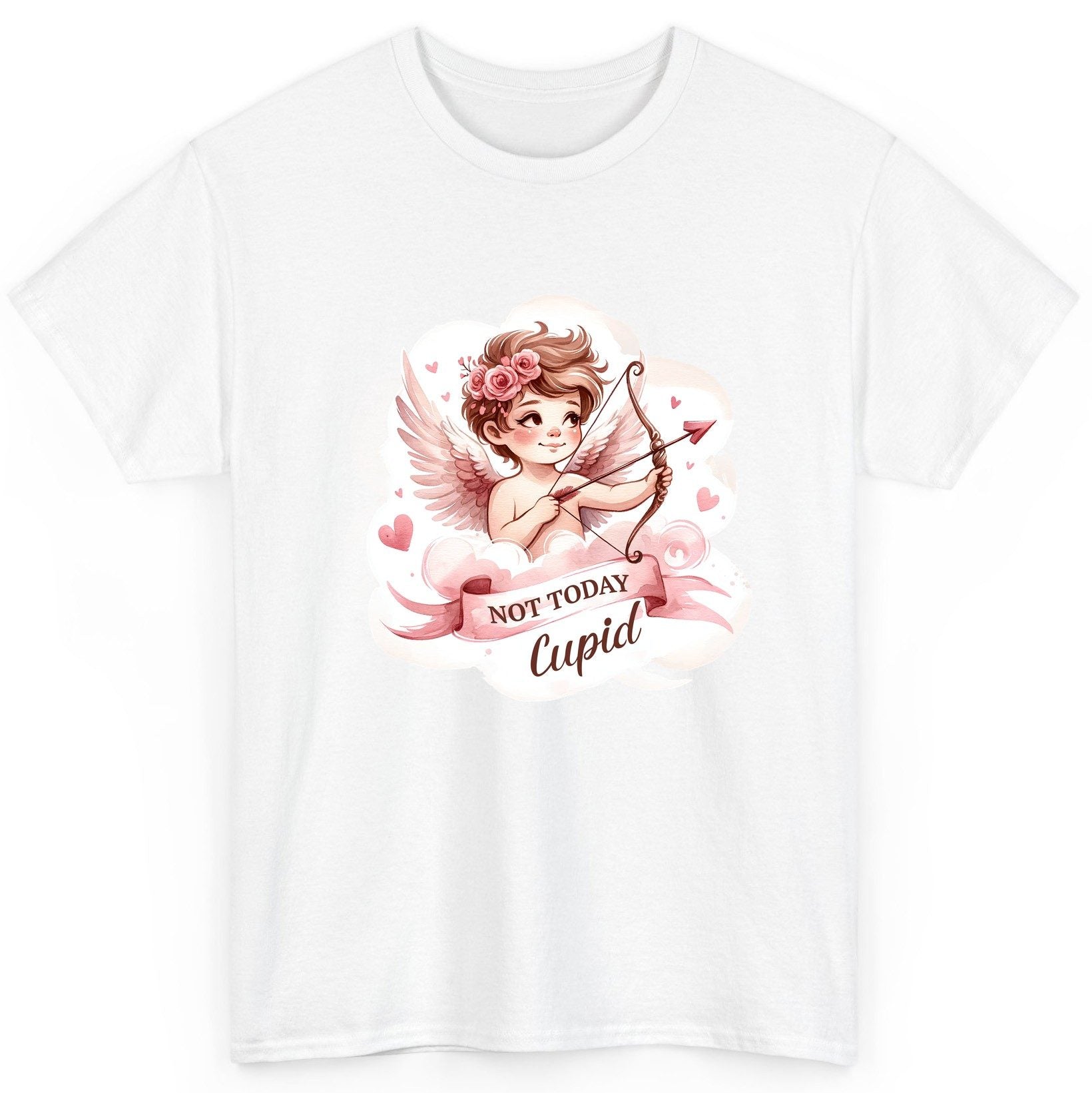 Not Today Cupid cupid T-Shirt White product mockup