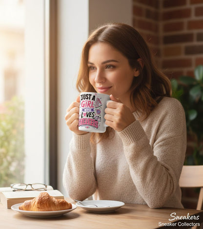 Sneakers Sneaker Collectors White Mug - lifestyle model mockup - White