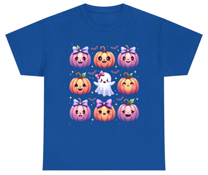 Kawaii Halloween Pumpkins kawaii Halloween Youth T-Shirt Royal product mockup
