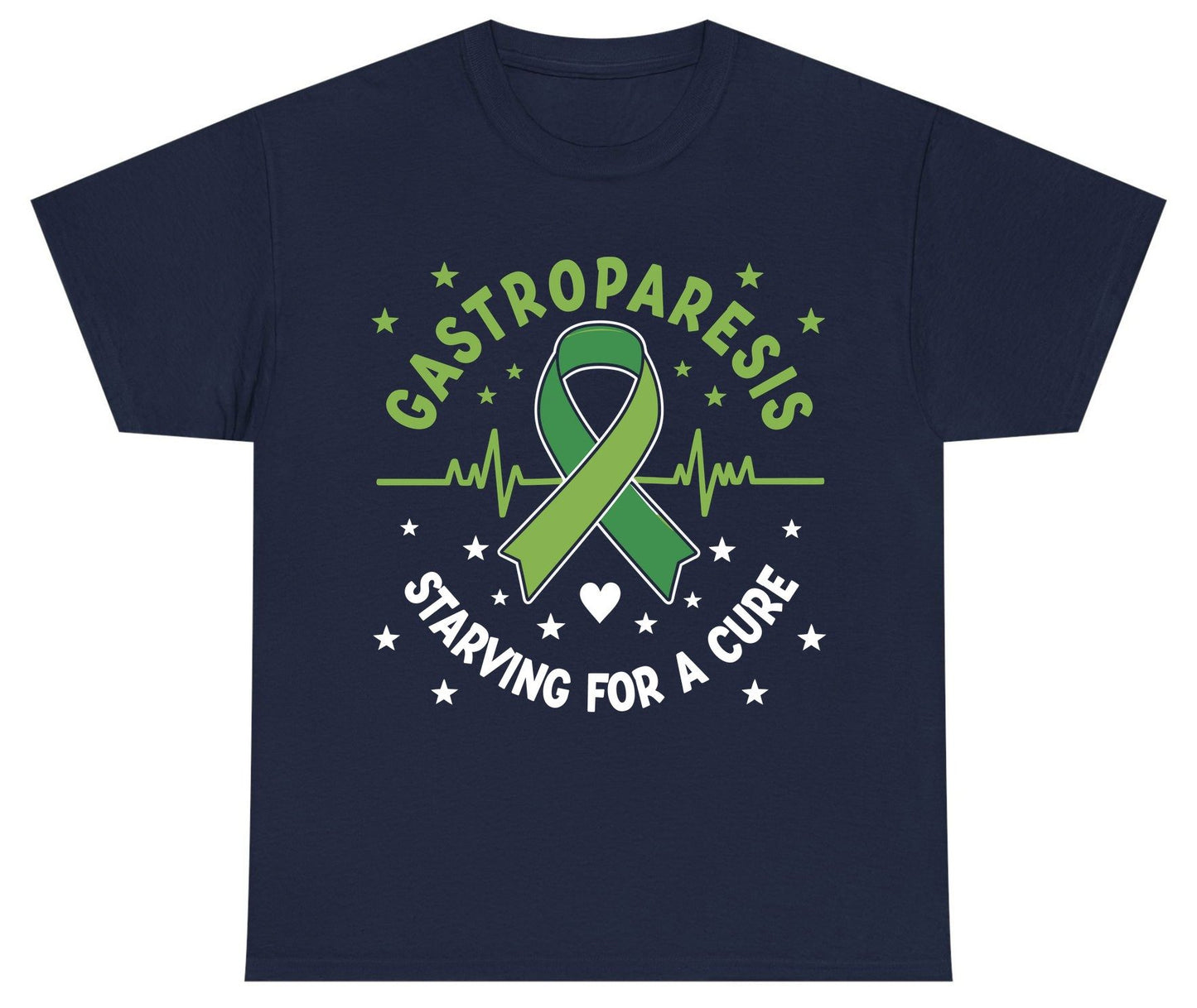 Gastroparesis Starving for a Cure gastroparesis awareness Youth T-Shirt Navy product mockup