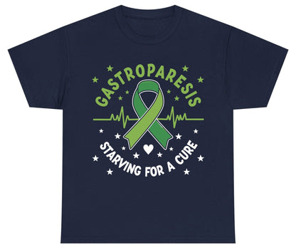 Gastroparesis Starving for a Cure gastroparesis awareness Youth T-Shirt Navy product mockup