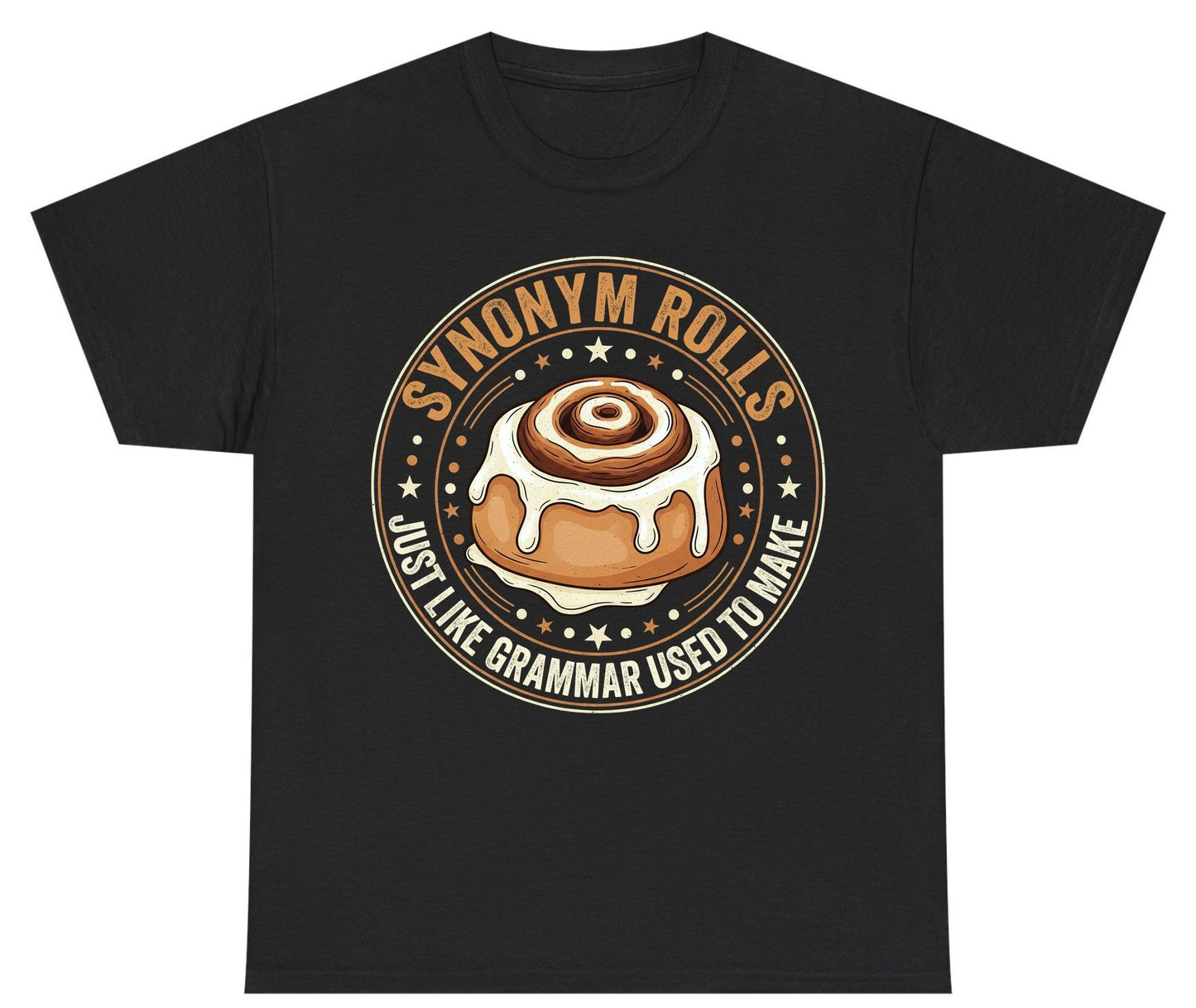 Synonym Rolls Just Like Grammar Used to Make grammar puns Youth T-Shirt Black product mockup
