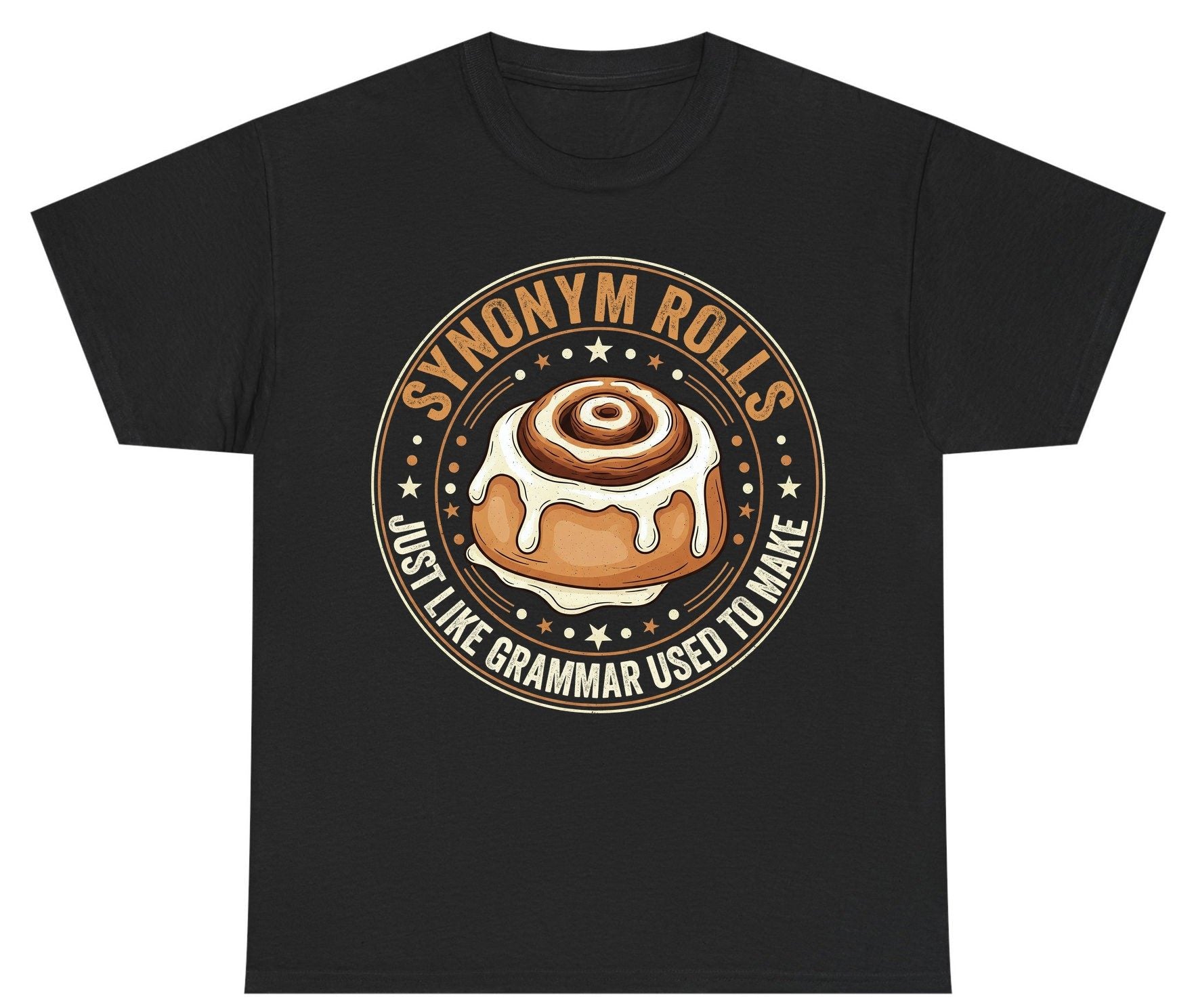 Synonym Rolls Just Like Grammar Used to Make grammar puns Youth T-Shirt Black product mockup