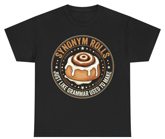 Synonym Rolls Just Like Grammar Used to Make grammar puns Youth T-Shirt Black product mockup