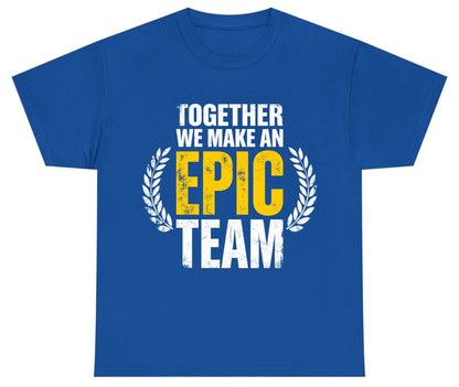 Together We Make an Epic Team teamwork Youth T-Shirt Royal product mockup