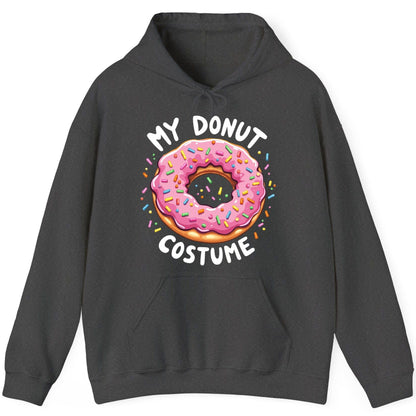 My Donut Costume donut Hoodie Dark Heather product mockup