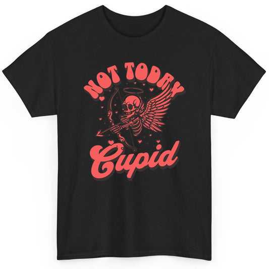 Not Today Cupid skeletal cupid T-Shirt Black product mockup
