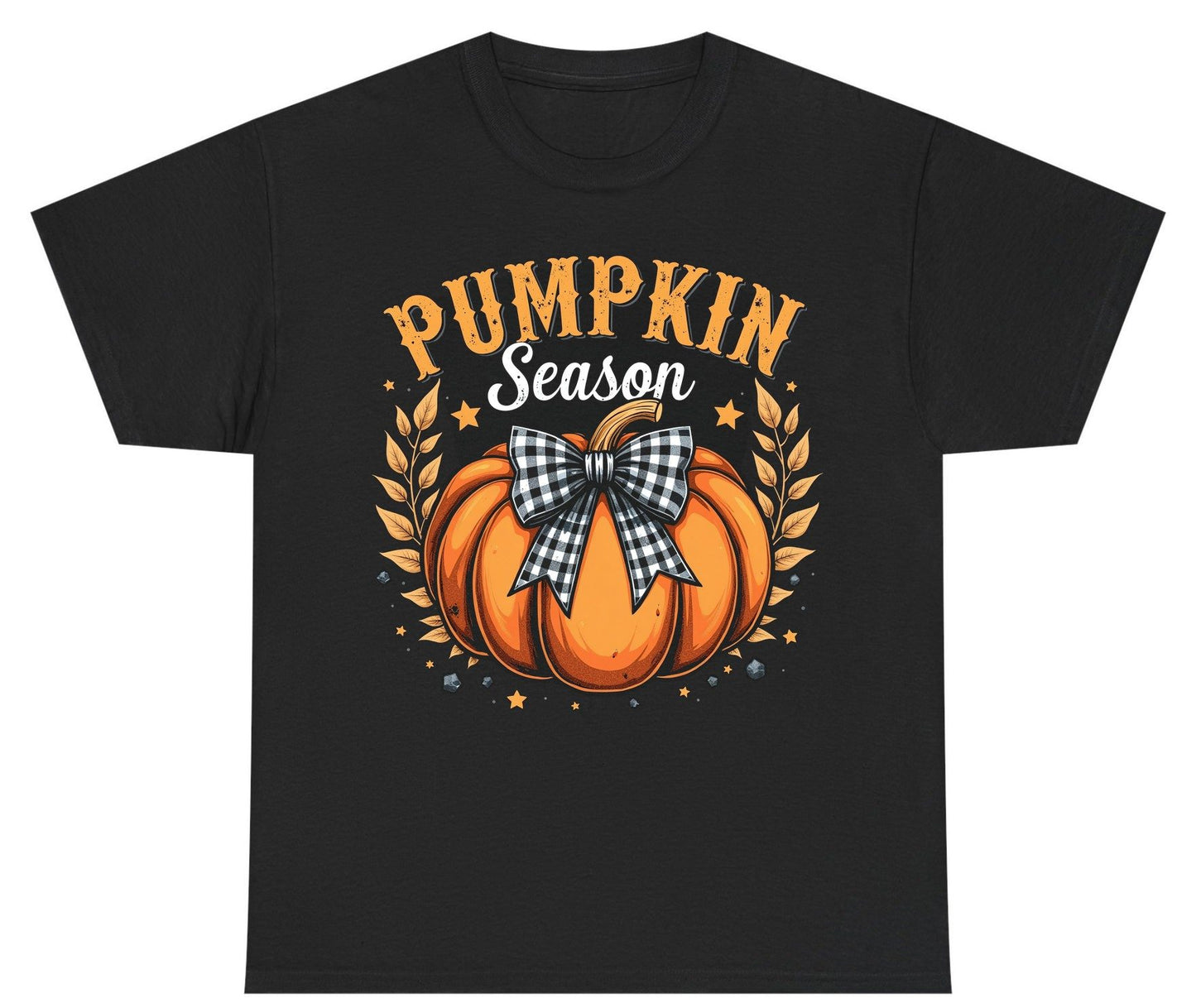 Pumpkin Season fall Youth T-Shirt Black product mockup