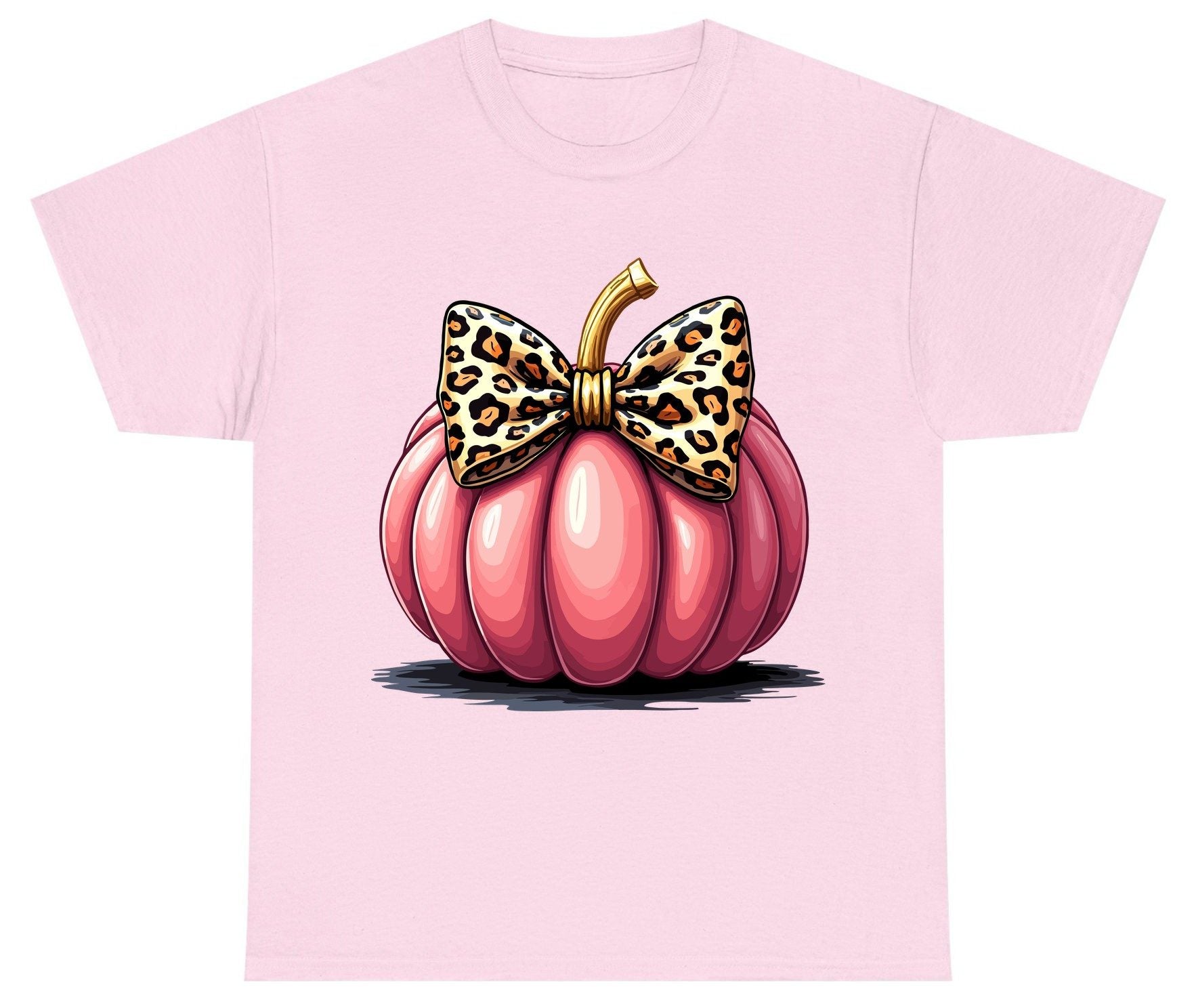 Pink Leopard Pumpkin pink pumpkin Youth T-Shirt Light Pink product mockup